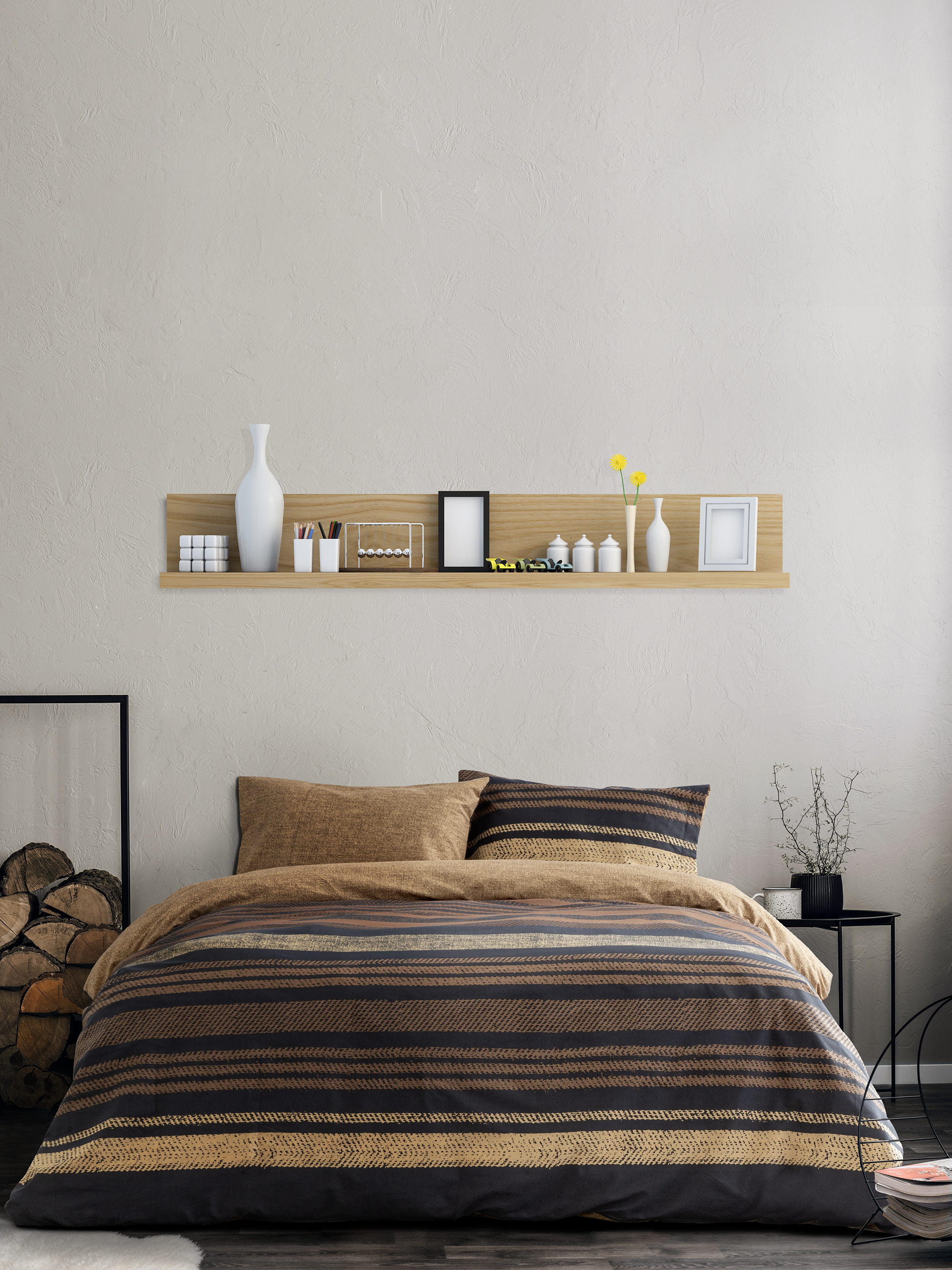 Σεντόνια Σετ Μονά 160x270 Kocoon Tena Brown